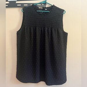 Black dress tank
